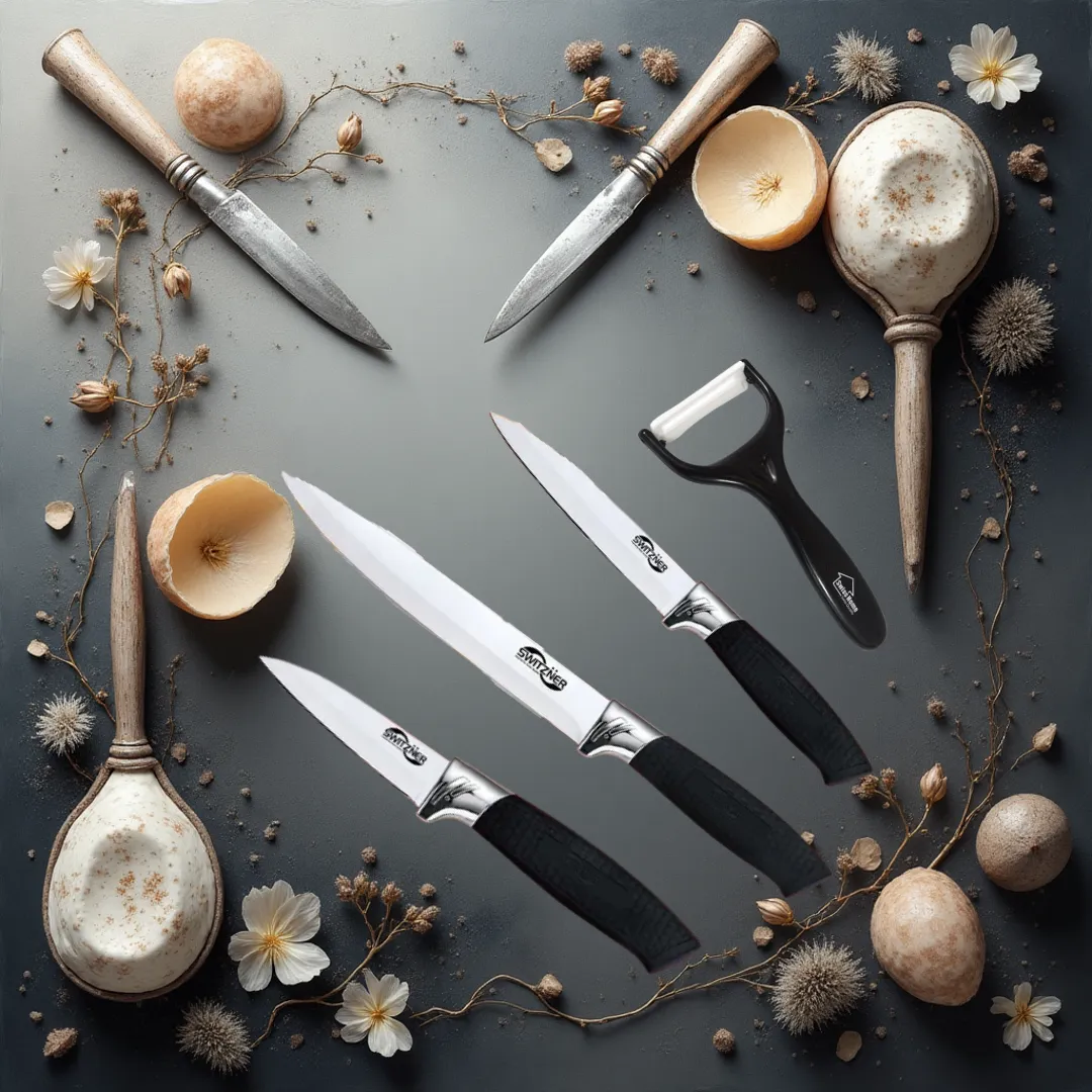 ADAMANTA Swiss Home set 4 coltelli in ceramica