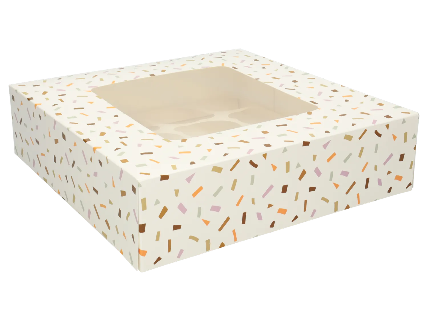 Wibra scatola cupcake 28x28 cm per 16 dolcetti FSC