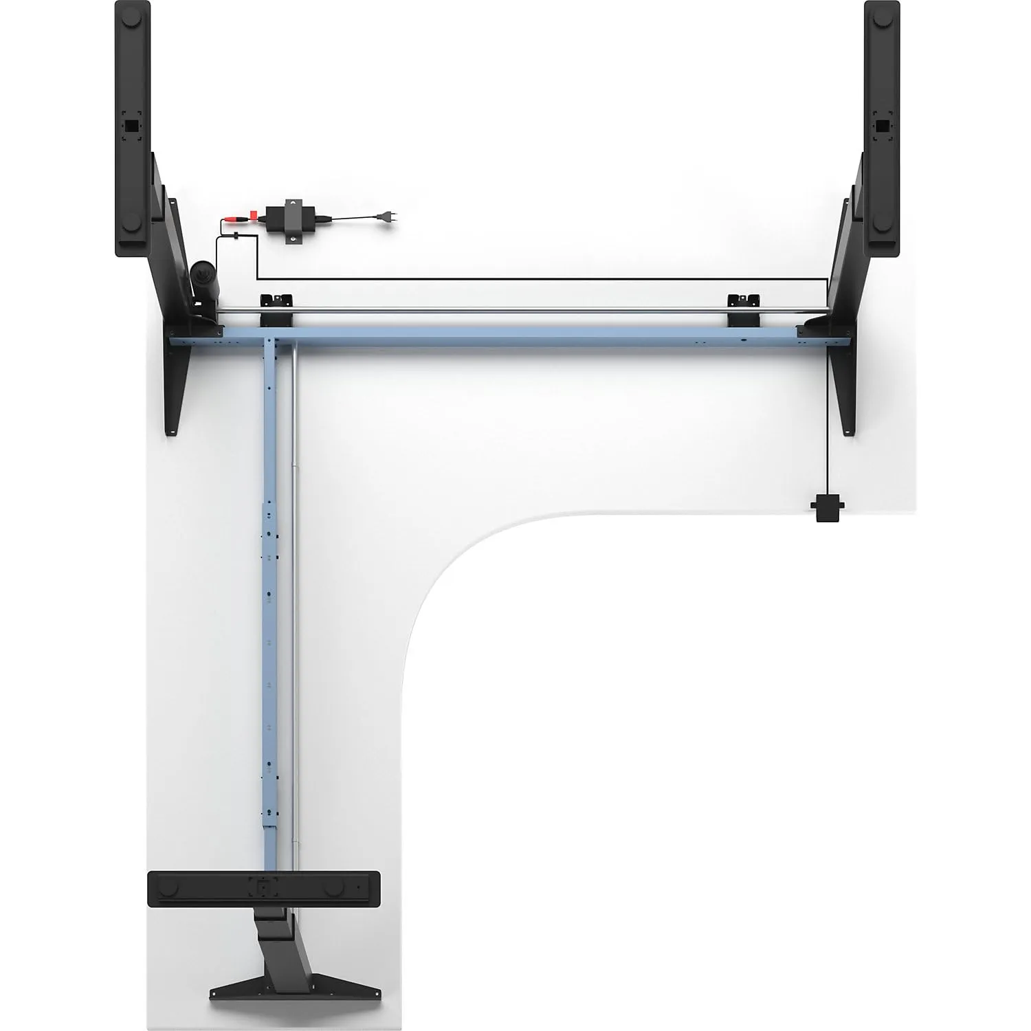 Kaiserkraft Atlanta scrivania elettrica 150 kg anticollisione