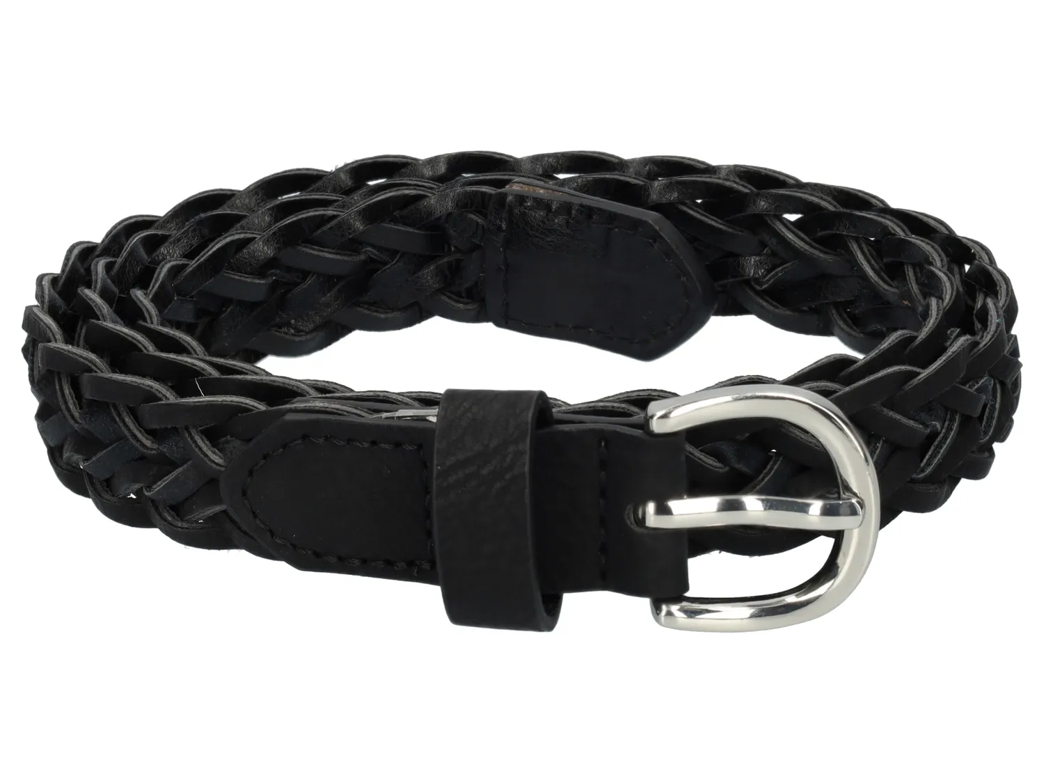 Wibra cintura donna intrecciata in similpelle