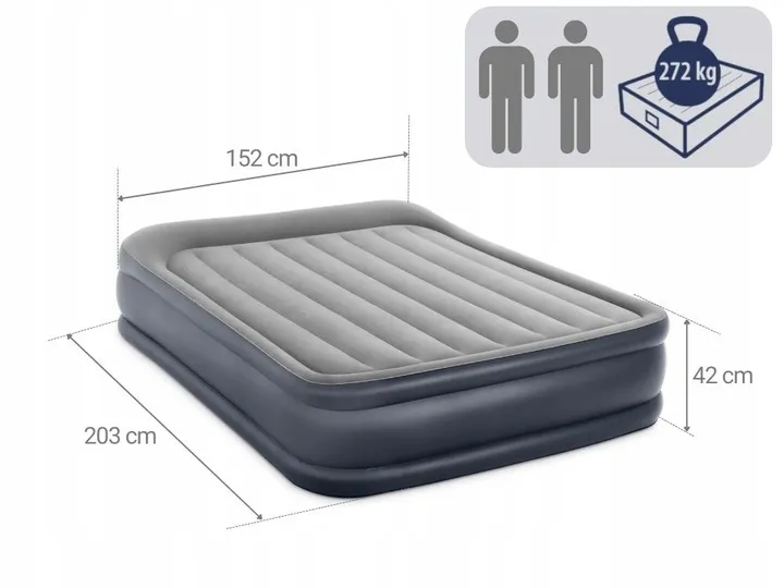 ADAMANTA 470 materasso gonfiabile con pompa elettrica