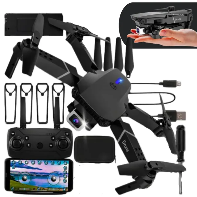 ADAMANTA E88 Pro drone pieghevole 4K con altitudine fissa