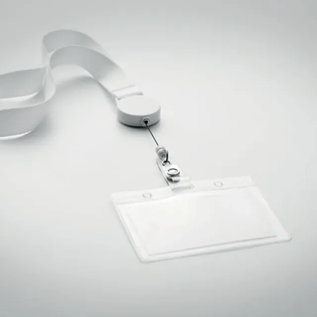 3BPRO MO9852 lanyard poliestere porta-badge retrattile