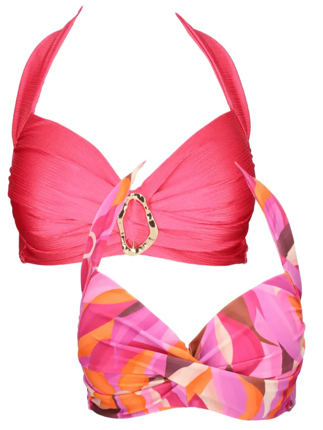 Wibra Top Bikini Incrociato con Coppe