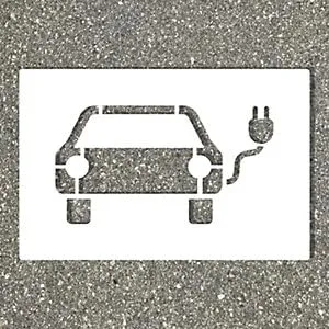 Kaiserkraft Stencil Segnaletica Ricarica Auto Elettriche Plastica