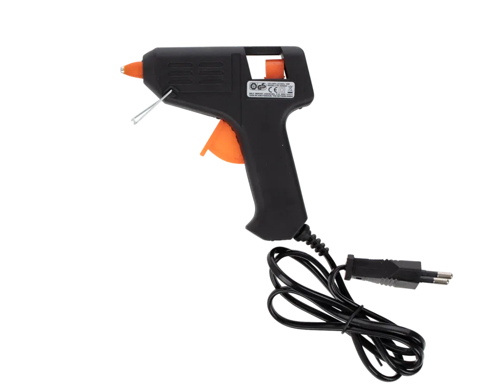 Wibra pistola colla a caldo 10W con 2 stick 7 mm