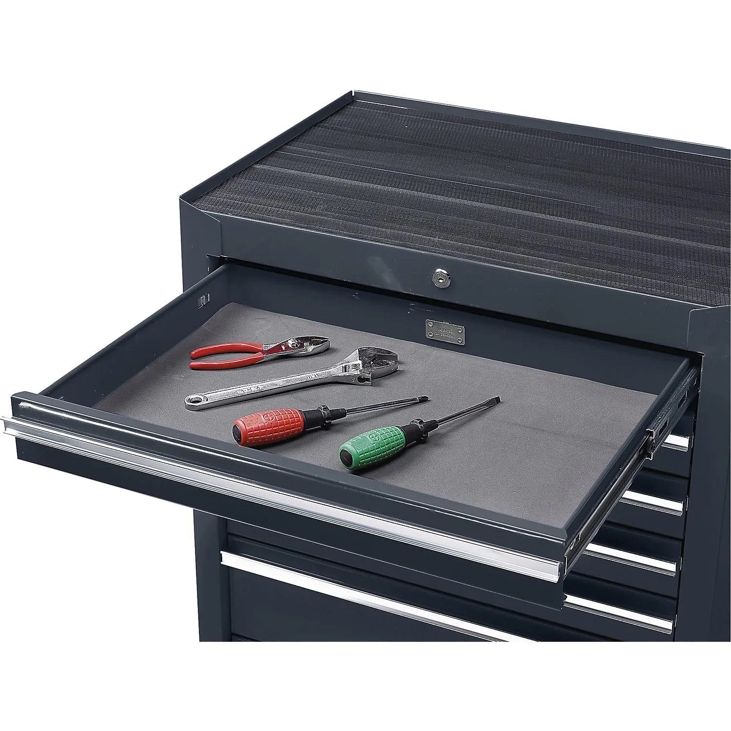 Kaiserkraft Carrello Officina Acciaio 7 Cassetti con Ruote