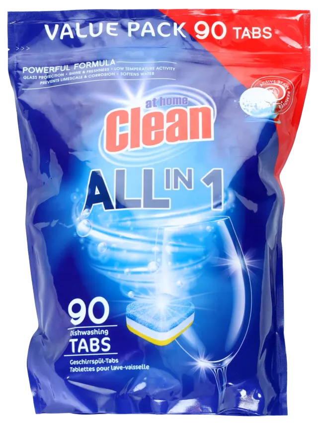 At Home Clean pastiglie lavastoviglie 90 pezzi 3in1 sgrassanti