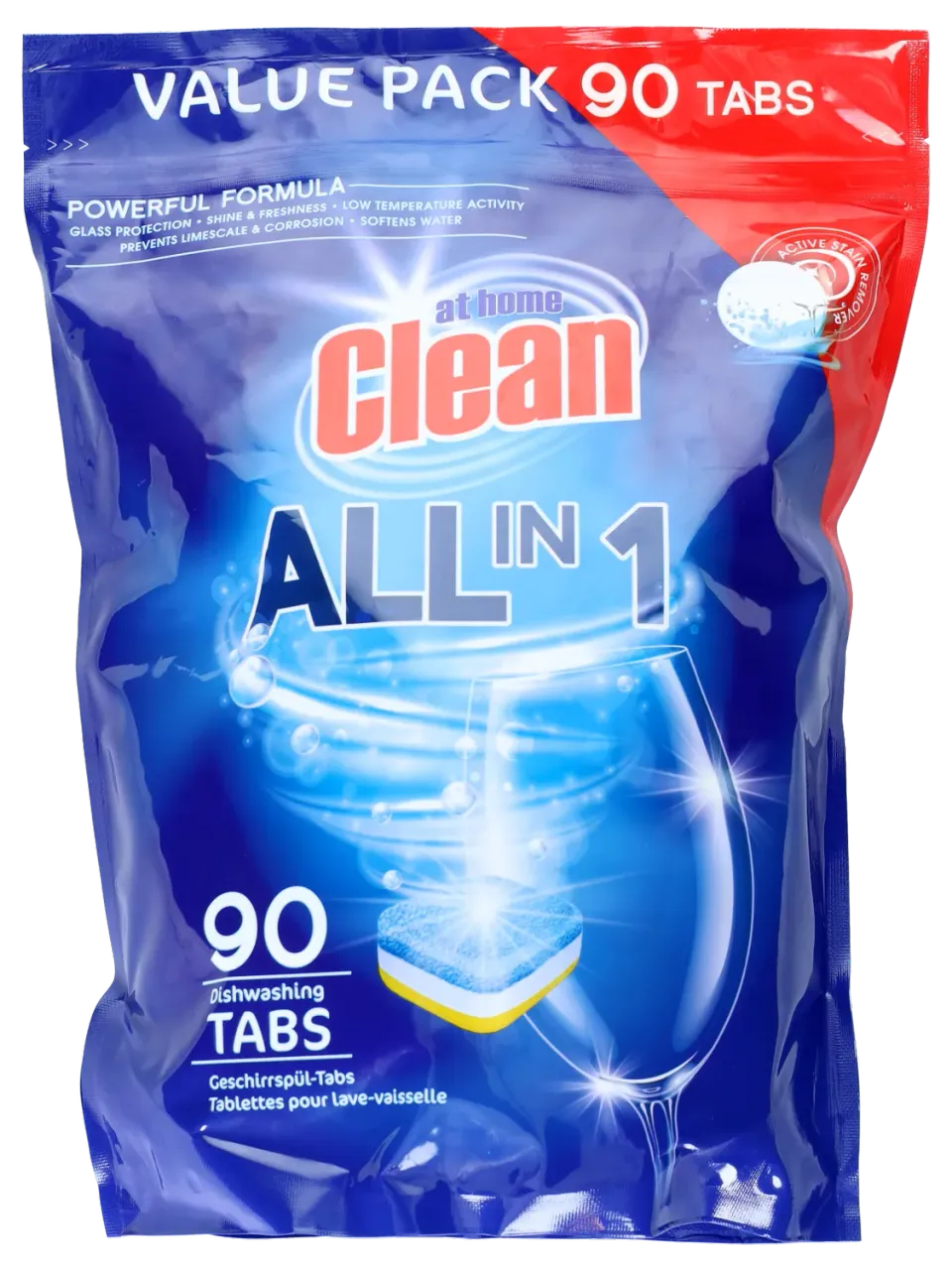 At Home Clean pastiglie lavastoviglie 90 pezzi 3in1 sgrassanti