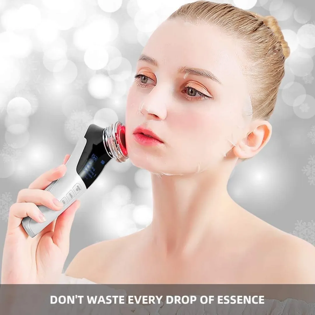 ADAMANTA 7-in-1 Anti-Aging & Skin Rejuvenation Device 7057 dispositivo viso EMS RF LED
