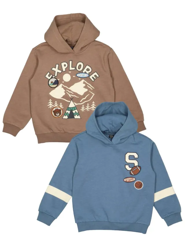 Wibra Sport/Adventure felpa con cappuccio ragazzo
