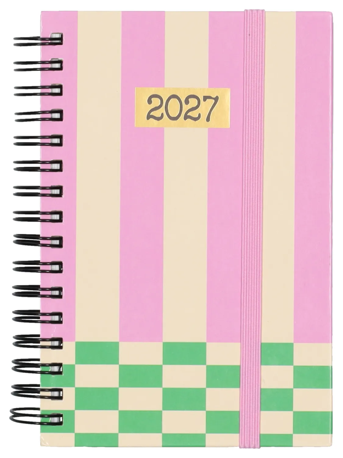 Wibra agenda 2027 tascabile a spirale 14,5x10 cm