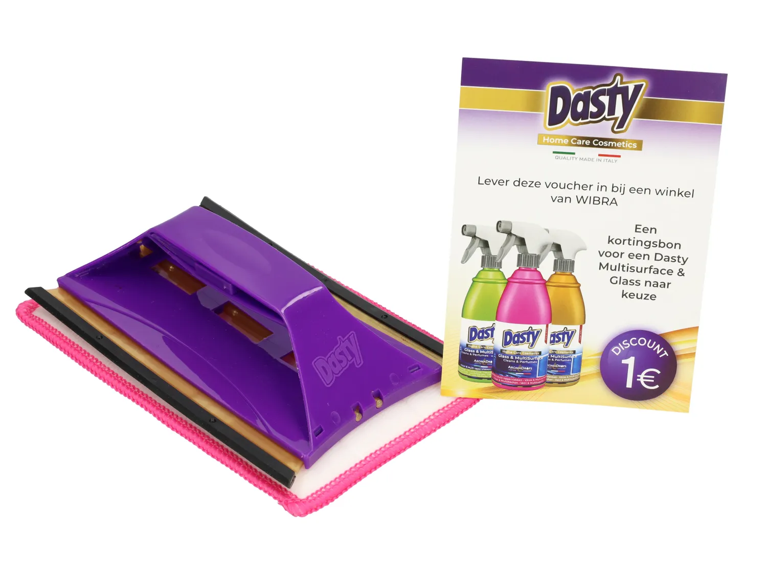 Dasty Kit Detergente Vetri Panno in Microfibra