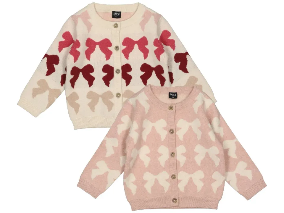 Wibra Newborn Cardigan Neonato Golfino jacquard viscosa