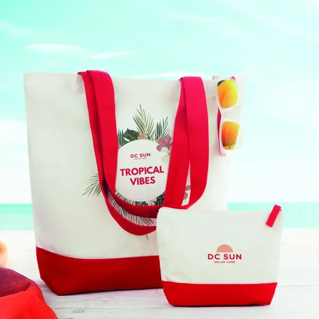 3BPRO MO9816 borsa mare shopping tela bicolore 280 g/m²