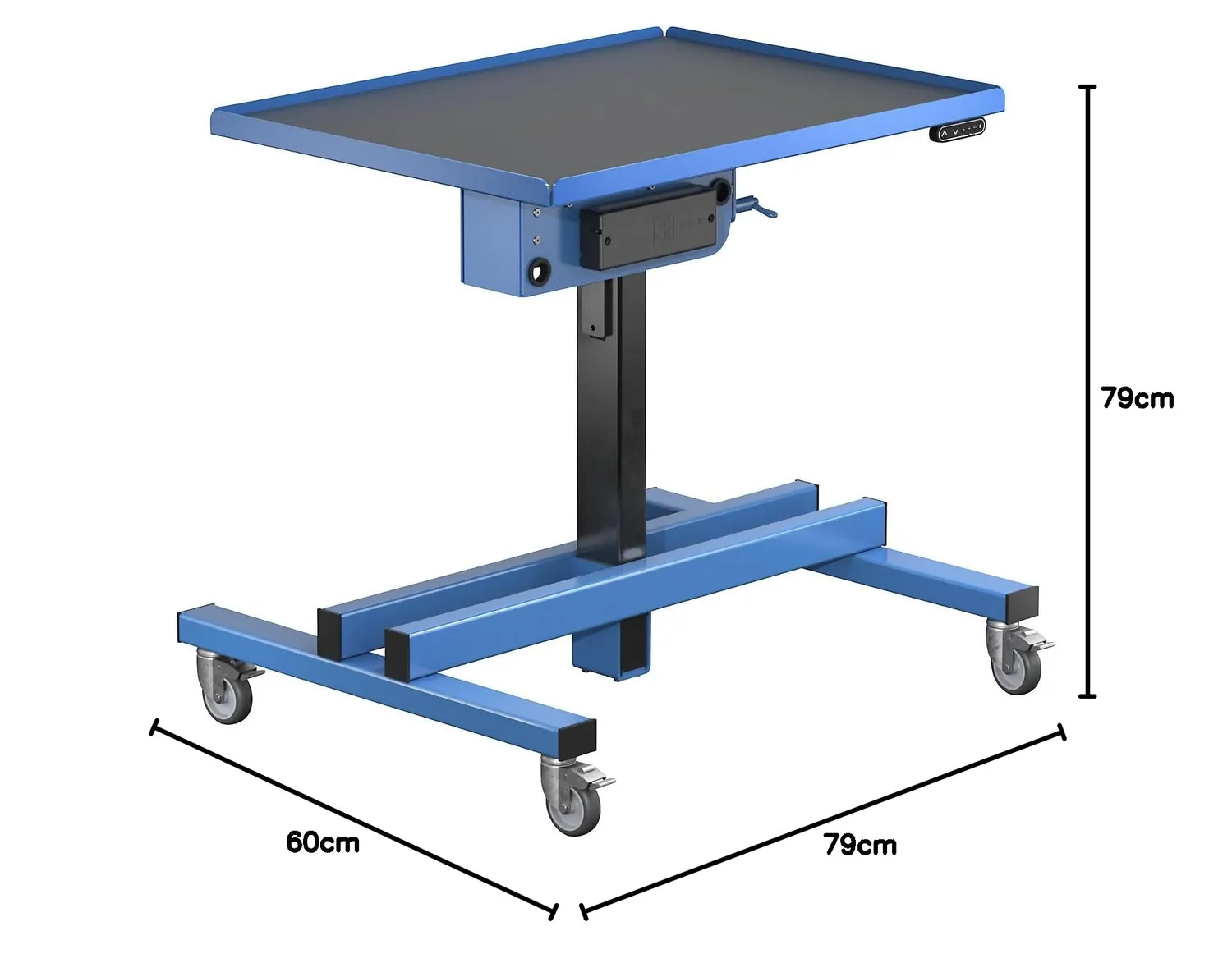 Eurokraft Pro Carrello Elettrico Portamateriale 125 kg