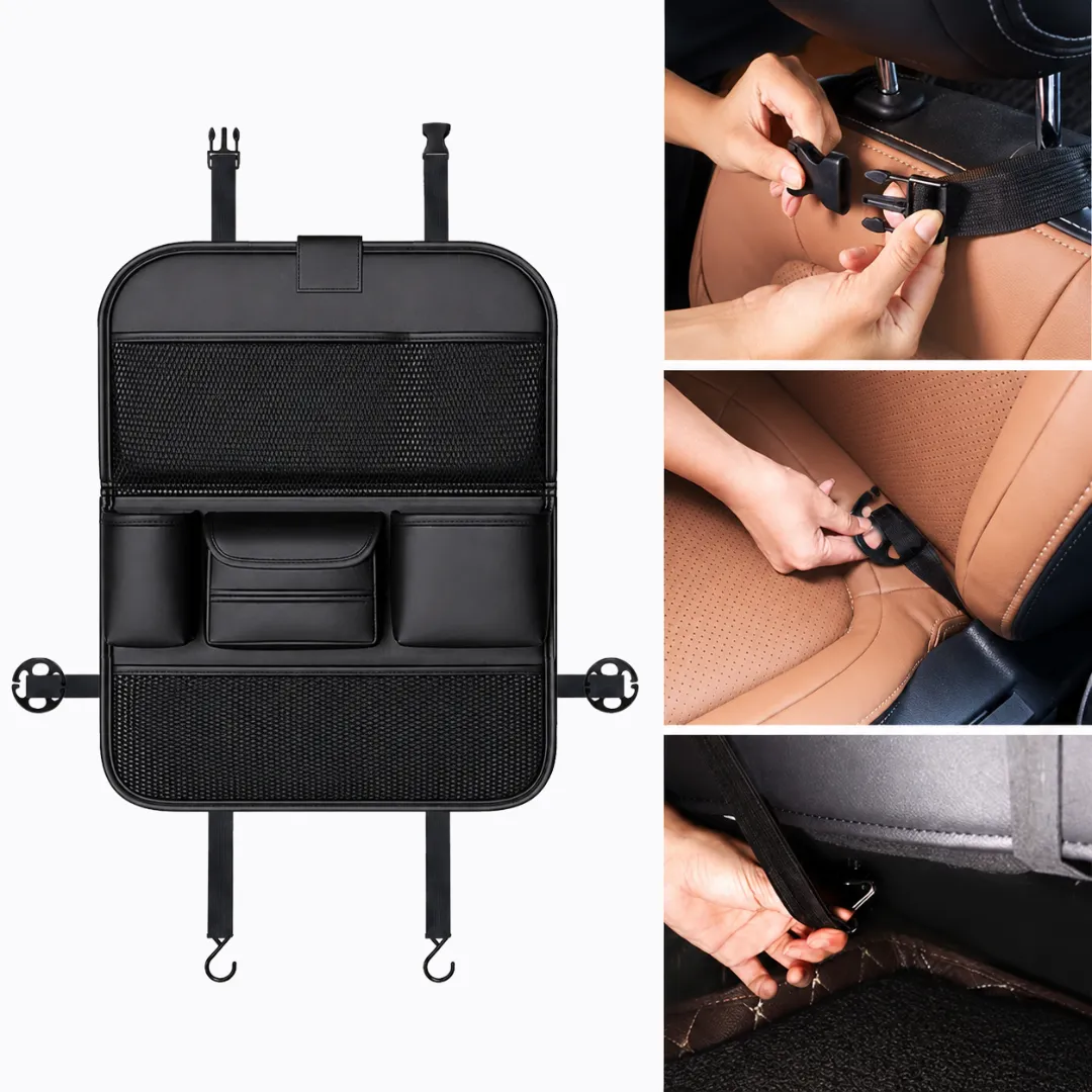 ADAMANTA Car BackSeat Organizer 7099 organizer auto con tavolino pieghevole