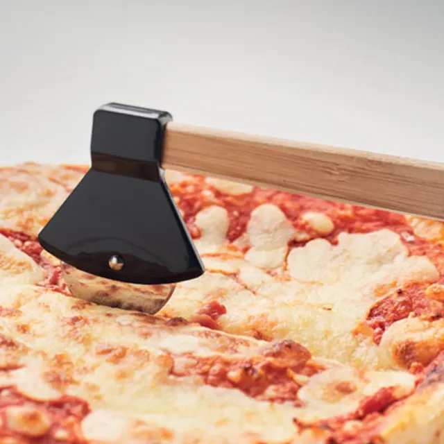 3BPRO Tagliapizza ascia bambù 22 cm nero