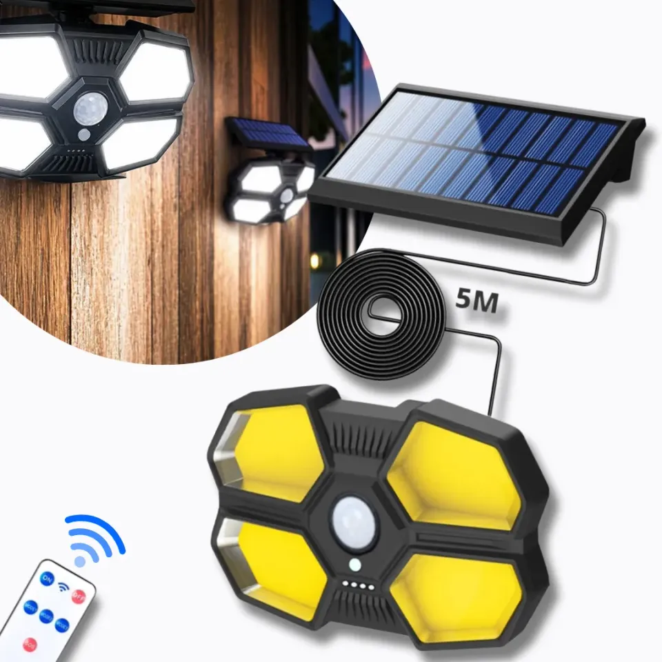 ADAMANTA 311 lampada solare 108 LED con telecomando