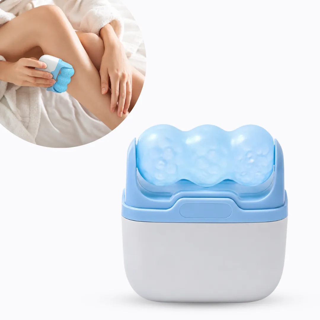 ADAMANTA Ice massage Face roller roller ghiaccio viso blu