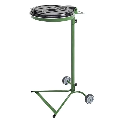 Kaiserkraft supporto sacchi rifiuti 120 litri con ruote
