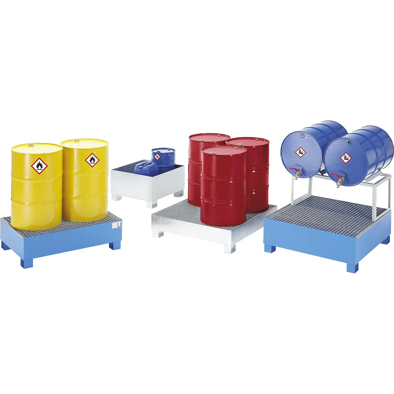 Kaiserkraft eurokraft basic vasca raccolta acciaio 216 l