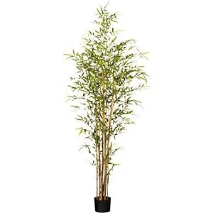 Kaiserkraft Tronco Bambù artificiale 180 cm con vaso