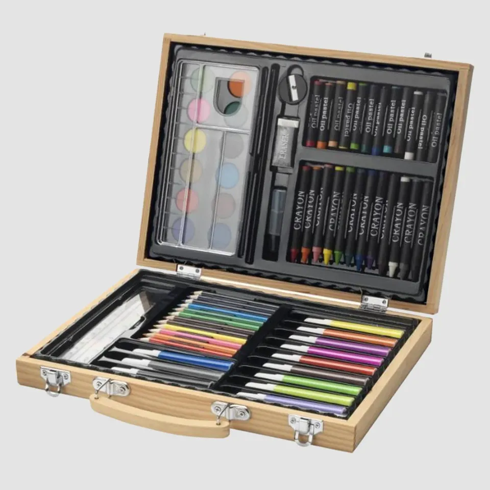3BPRO Rainbow 10607200 set colori 67 pezzi in legno