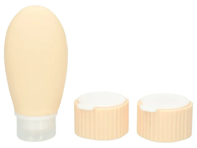 Wibra flaconcini viaggio silicone morbidi set 3 pezzi