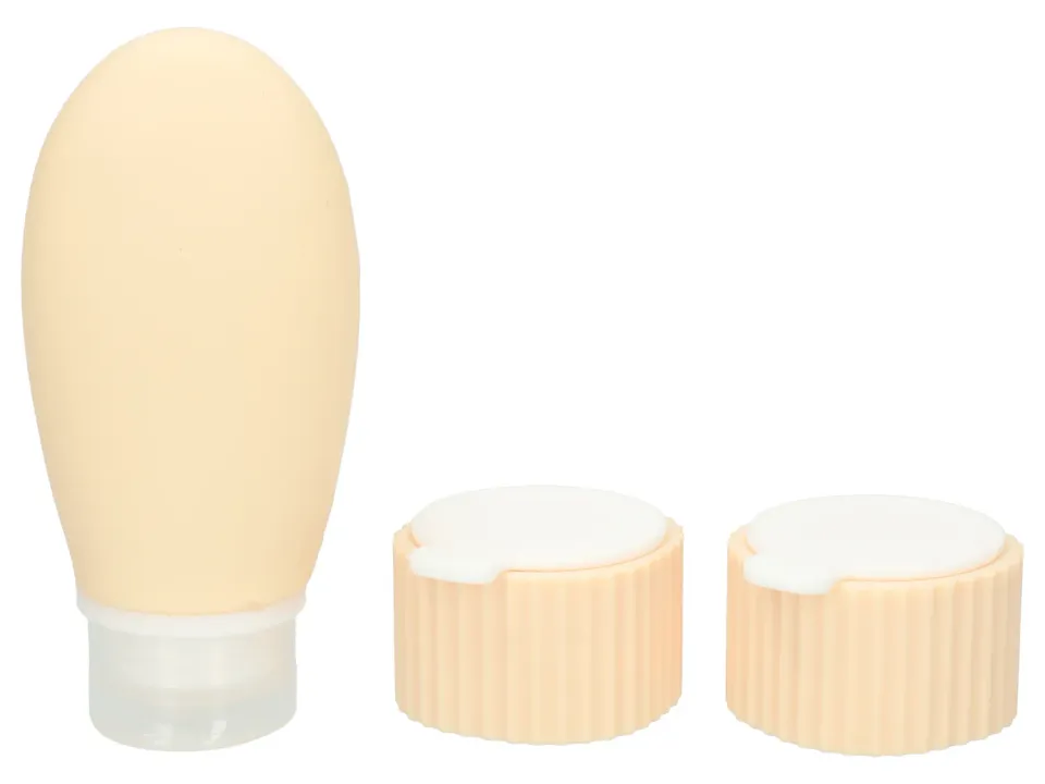 Wibra flaconcini viaggio silicone morbidi set 3 pezzi