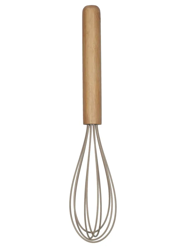 Wibra frusta silicone 29,5 cm manico legno antiaderente