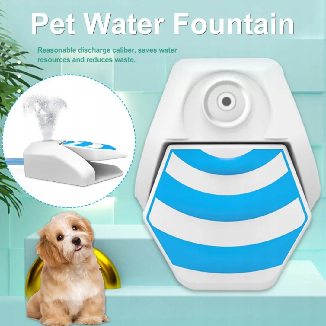 ADAMANTA 429 fontana acqua cani a pedale da esterno