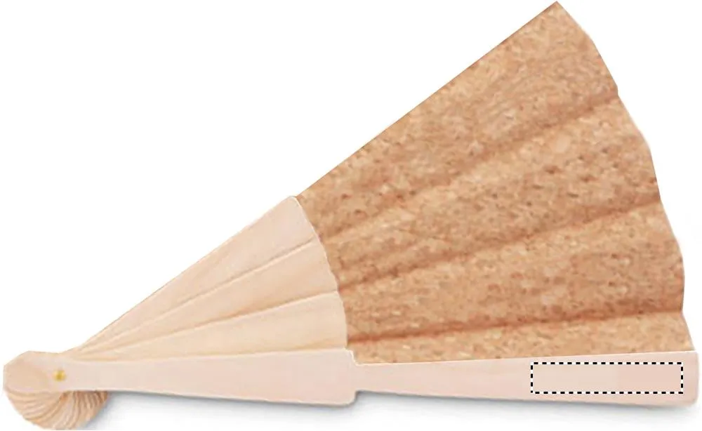 3BPRO MO6232-13 ventaglio pieghevole legno sughero