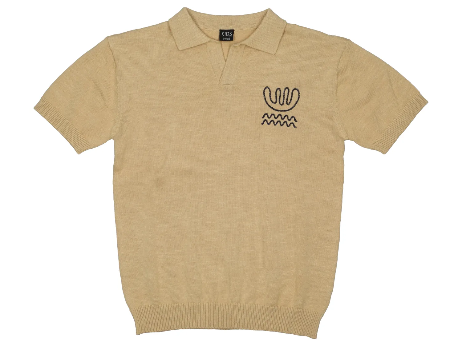 Wibra polo bambino flatknit cotone maniche corte