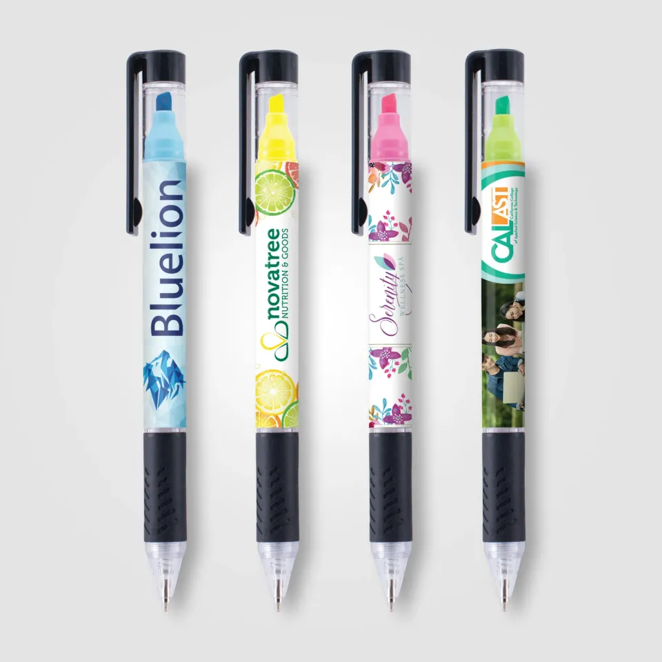 3BPRO Bergman penna 2 in 1 con evidenziatore personalizzato