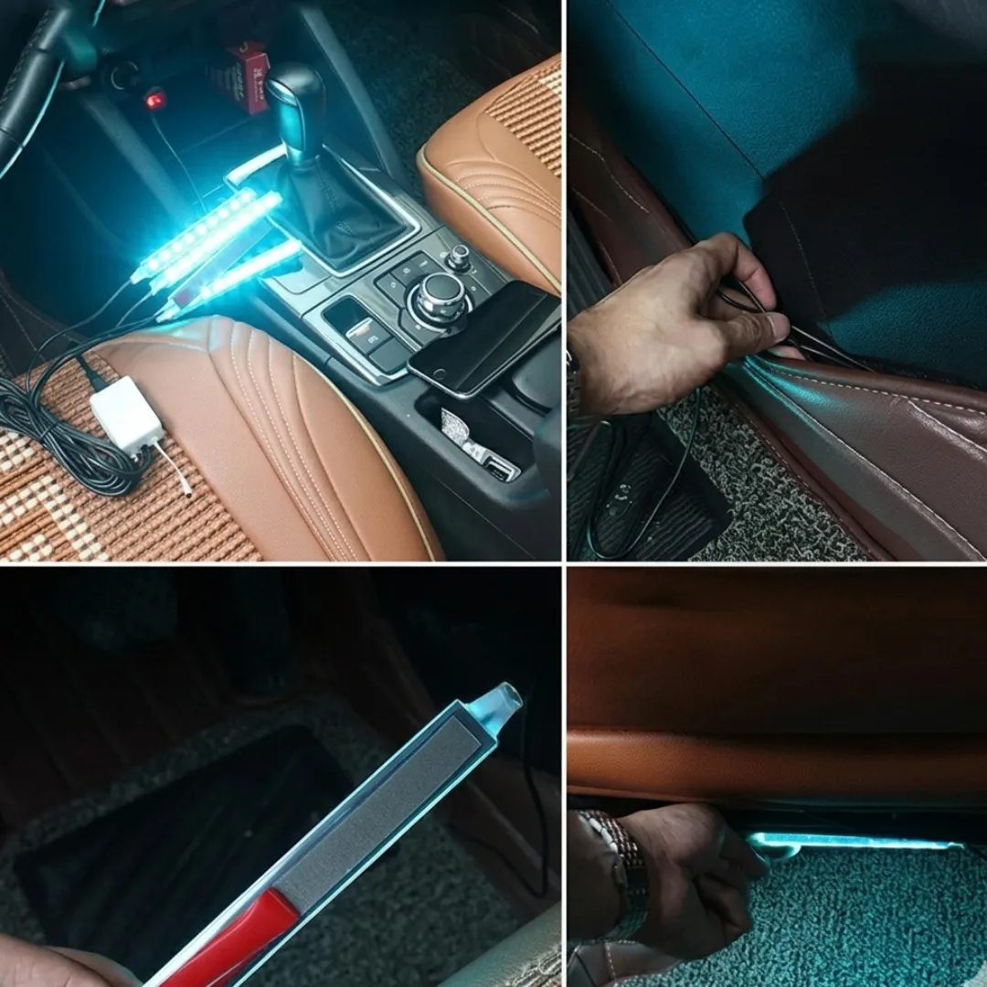 ADAMANTA 2280 luci LED auto 12 V con telecomando