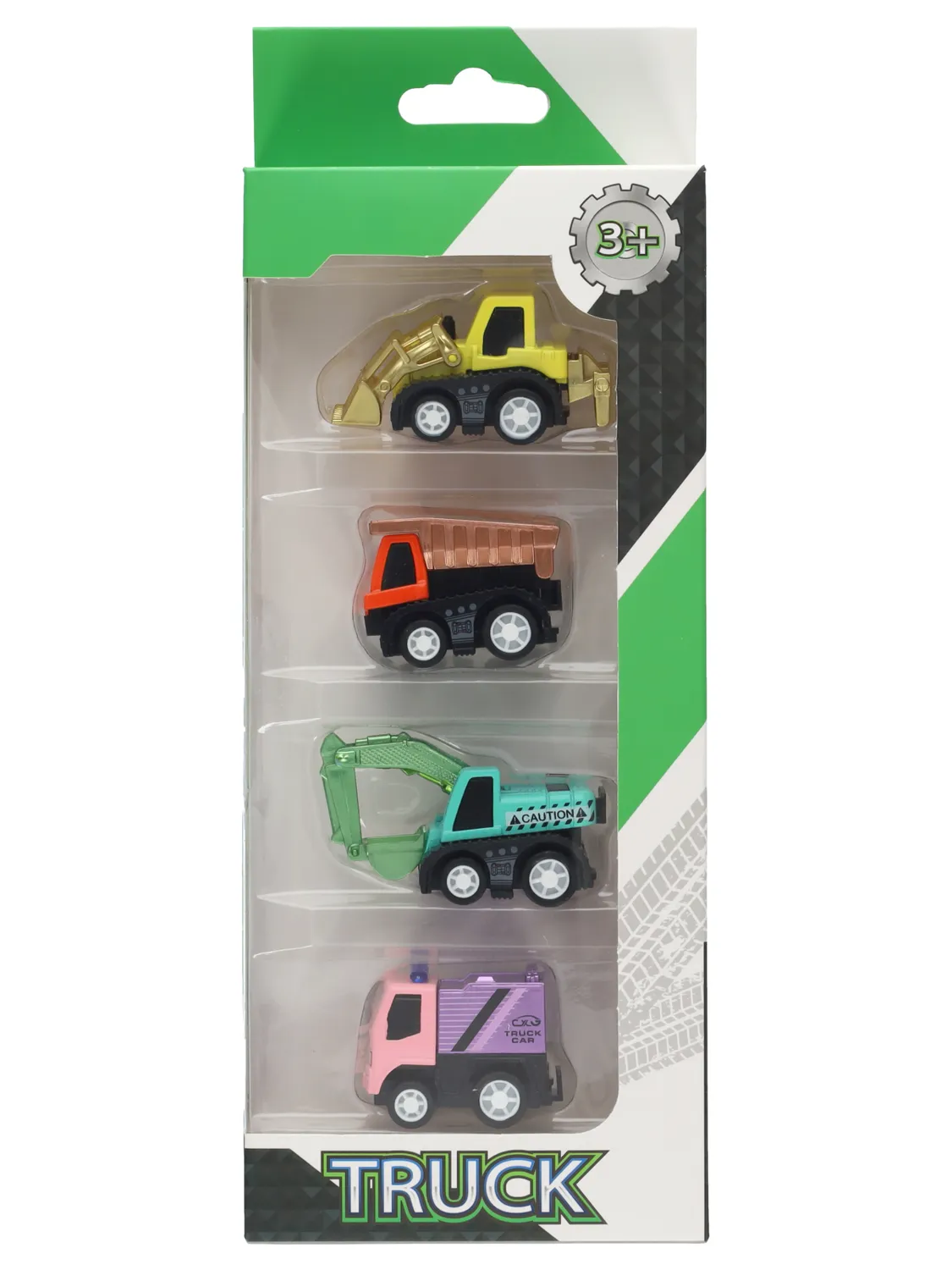 Wibra veicoli giocattolo set 4 pezzi metallo