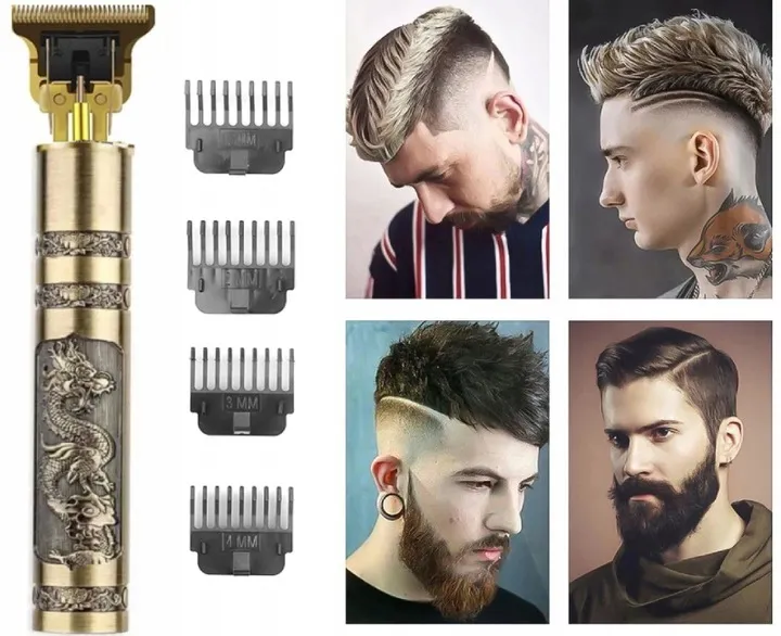 ADAMANTA VINTAGE TRIMMER FOR BEARD AND HAIR 279 regolabarba wireless in metallo