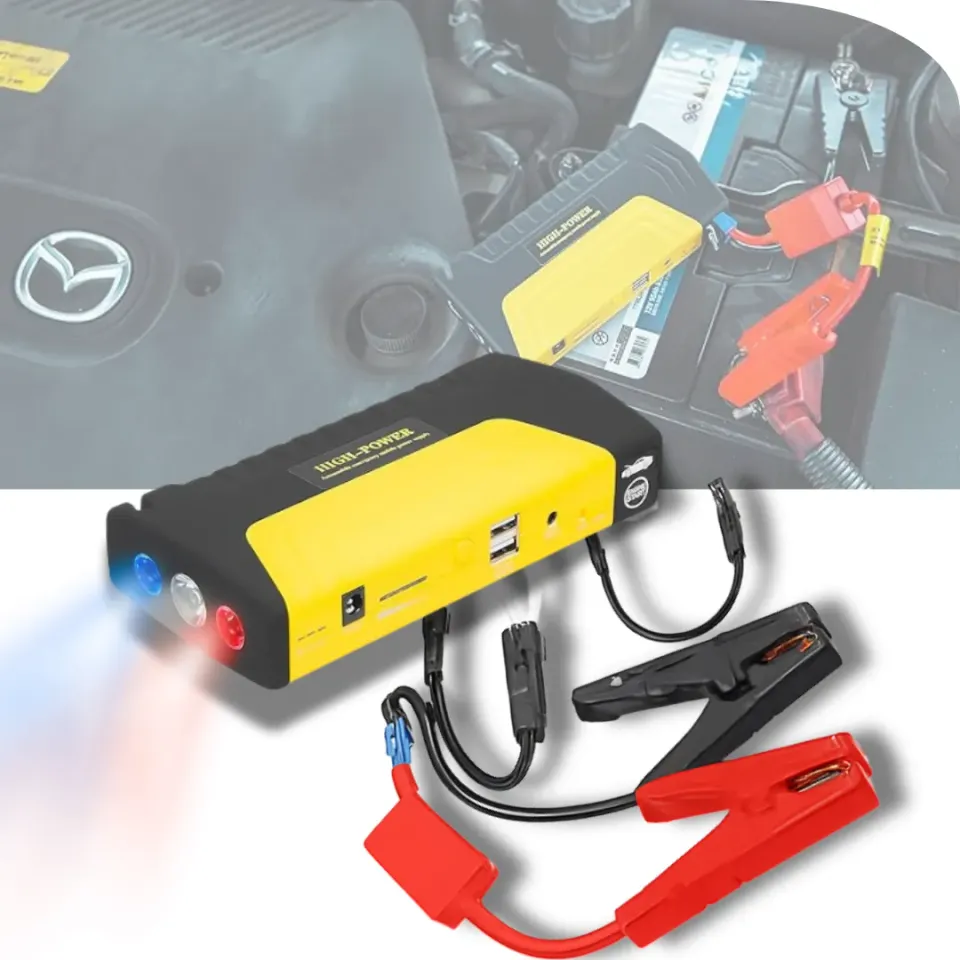 ADAMANTA SKU 384 avviatore auto 12800 mAh con power bank
