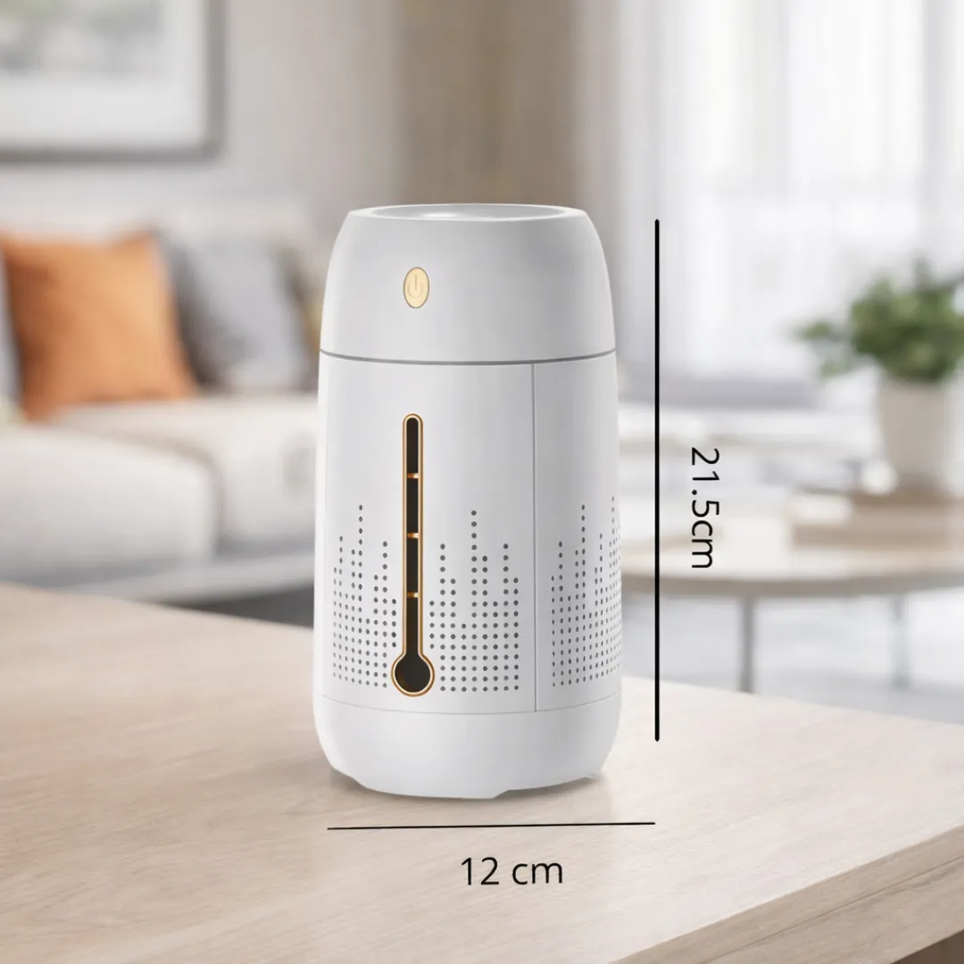 ADAMANTA umidificatore aromaterapia 1.2L con luce LED