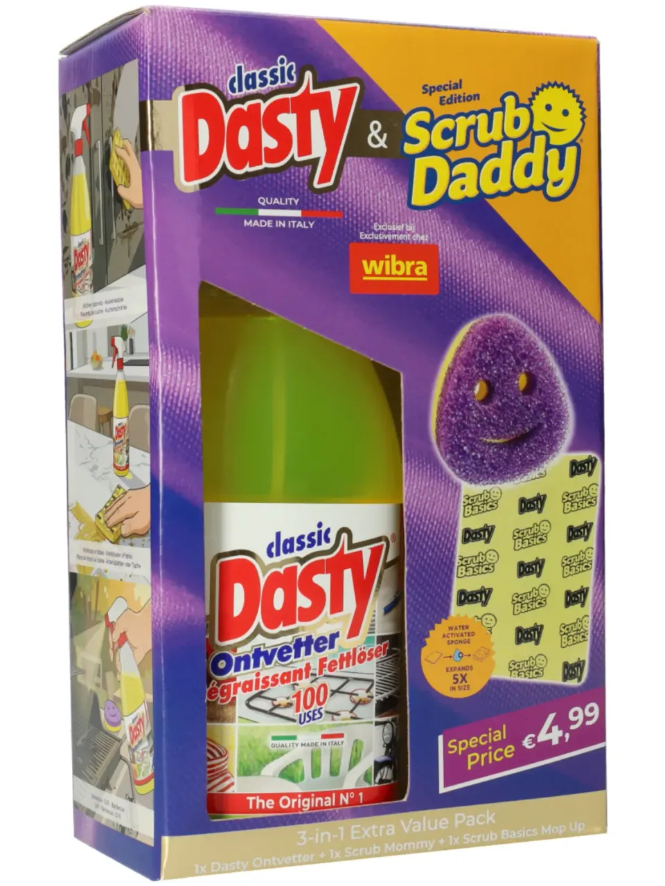 Dasty Scrub Daddy Kit Sgrassatore Spray 1L 3pz