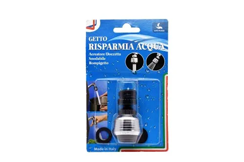 Euromarketing Getto Risparmia Acqua erogatore rubinetto snodabile