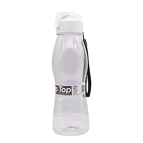 Flip Top borraccia 0,7 l trasparente chiusura rapida