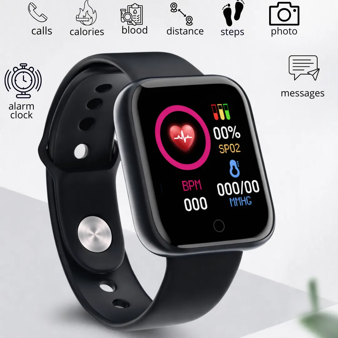 Adamanta D20S smartwatch unisex con cardiofrequenzimetro