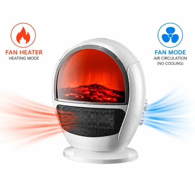 ADAMANTA 6074 stufa ceramica ventilata 2in1 1500W