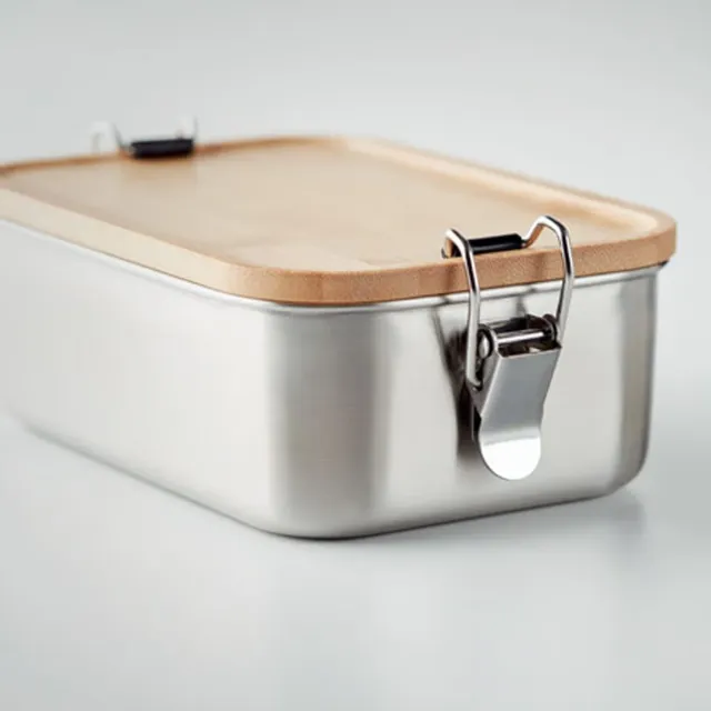 3BPRO MO6301-40 lunch box in acciaio e bambù
