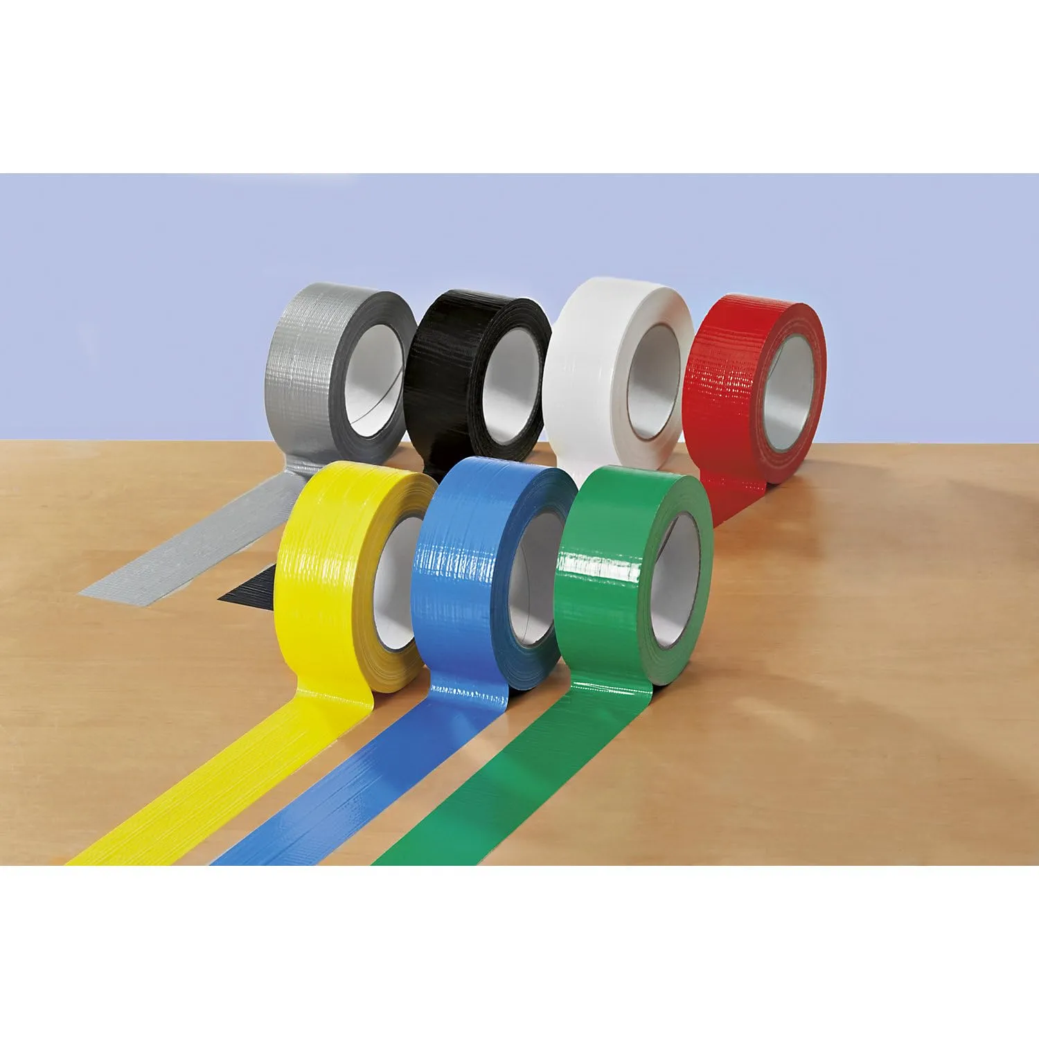 Kaiserkraft nastro in tessuto blu 75mmx50m 12 rotoli