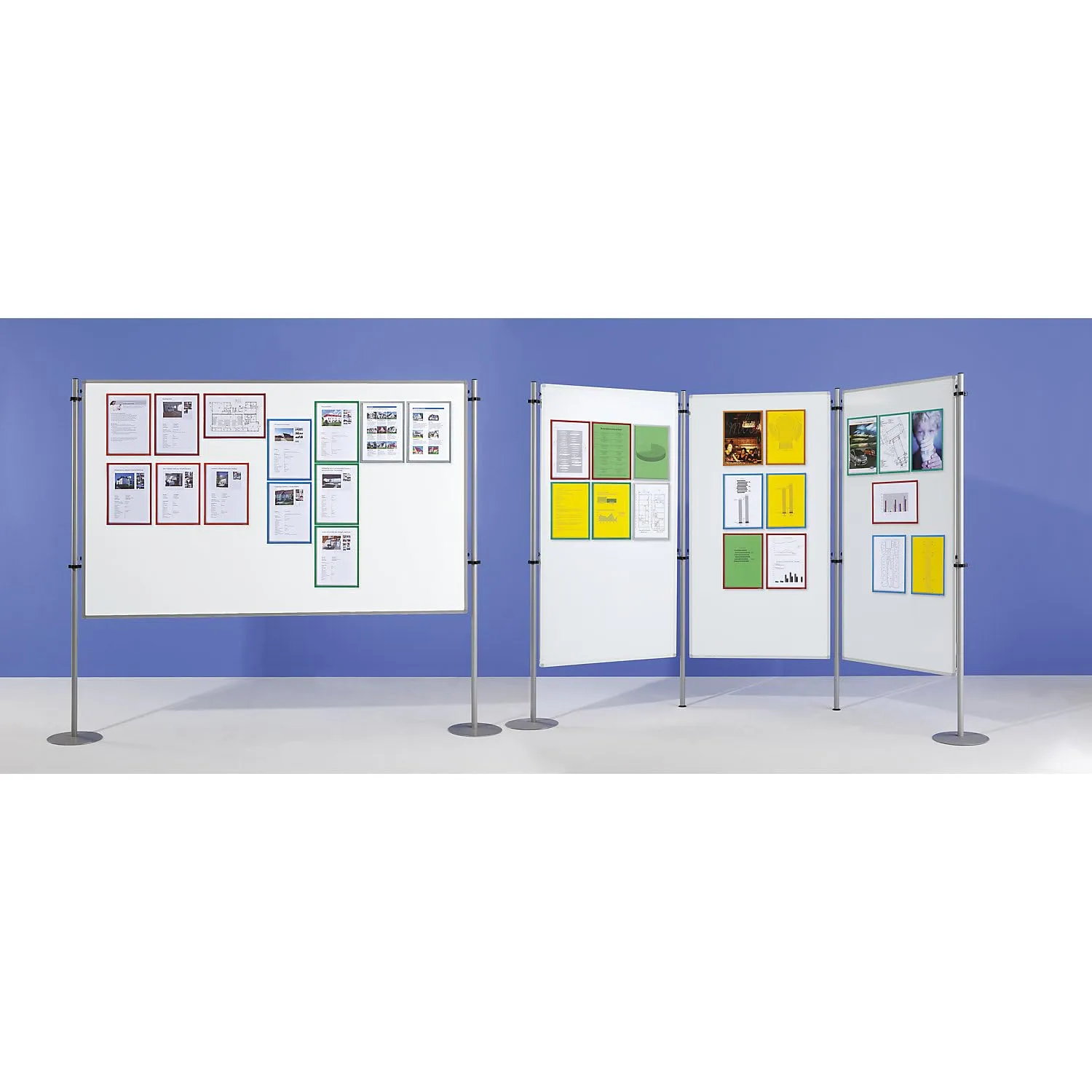 Kaiserkraft Eurokraft Basic lavagna bifacciale 800x1500 mm