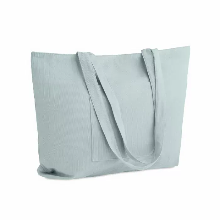 3BPRO MO2875 Borsa Shopping Velluto con Zip 39x37 cm