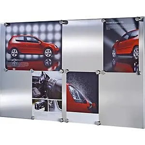 Kaiserkraft eurokraft basic lavagna magnetica 60x96 cm inox
